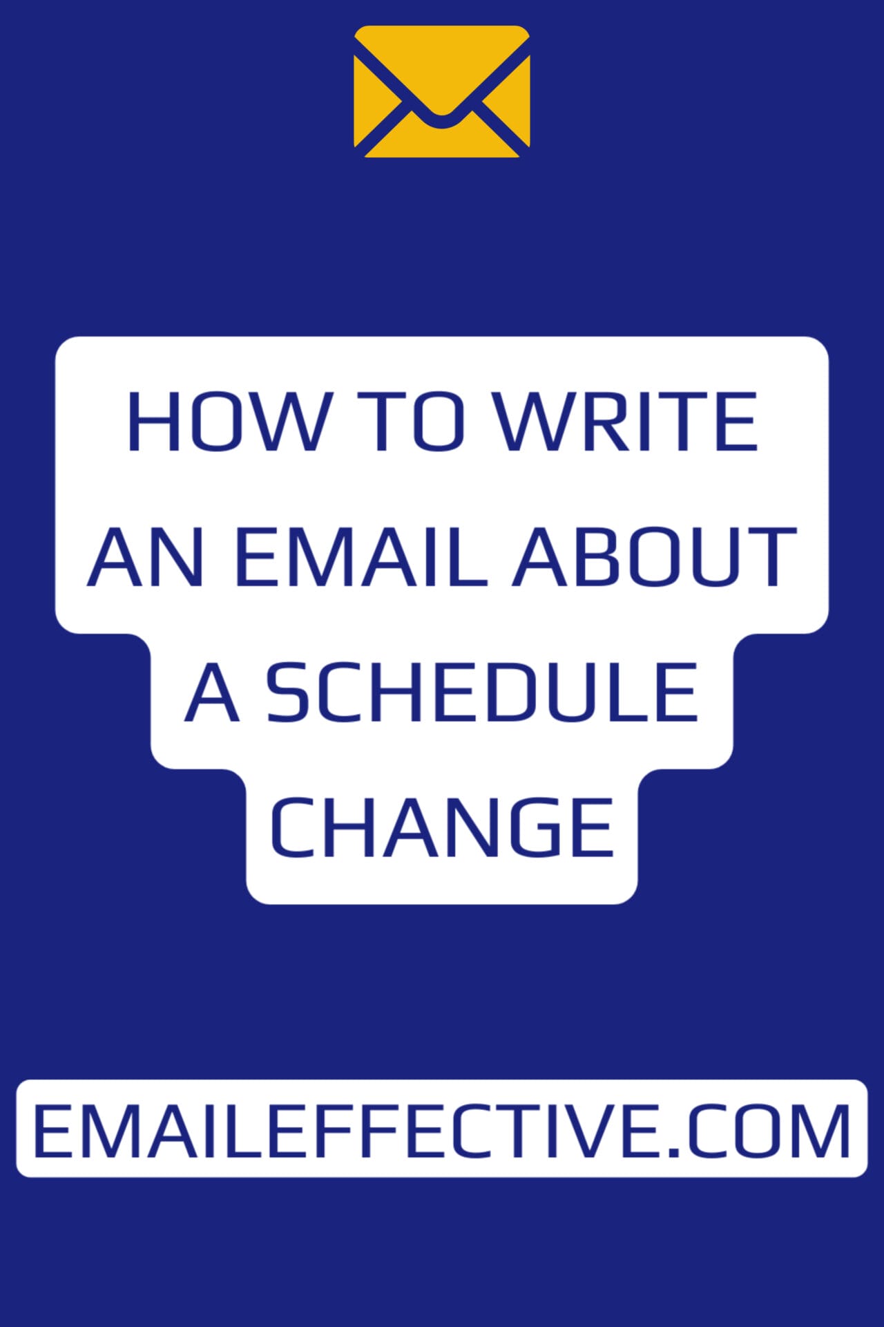 How to Write an Email About a Schedule Change