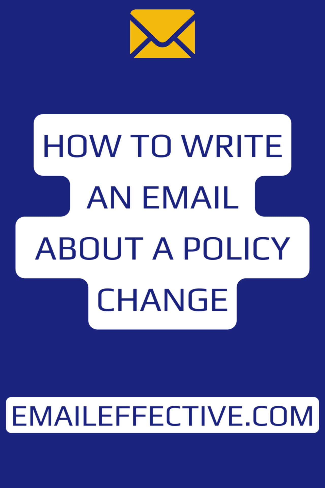 How to Write an Email About a Policy Change