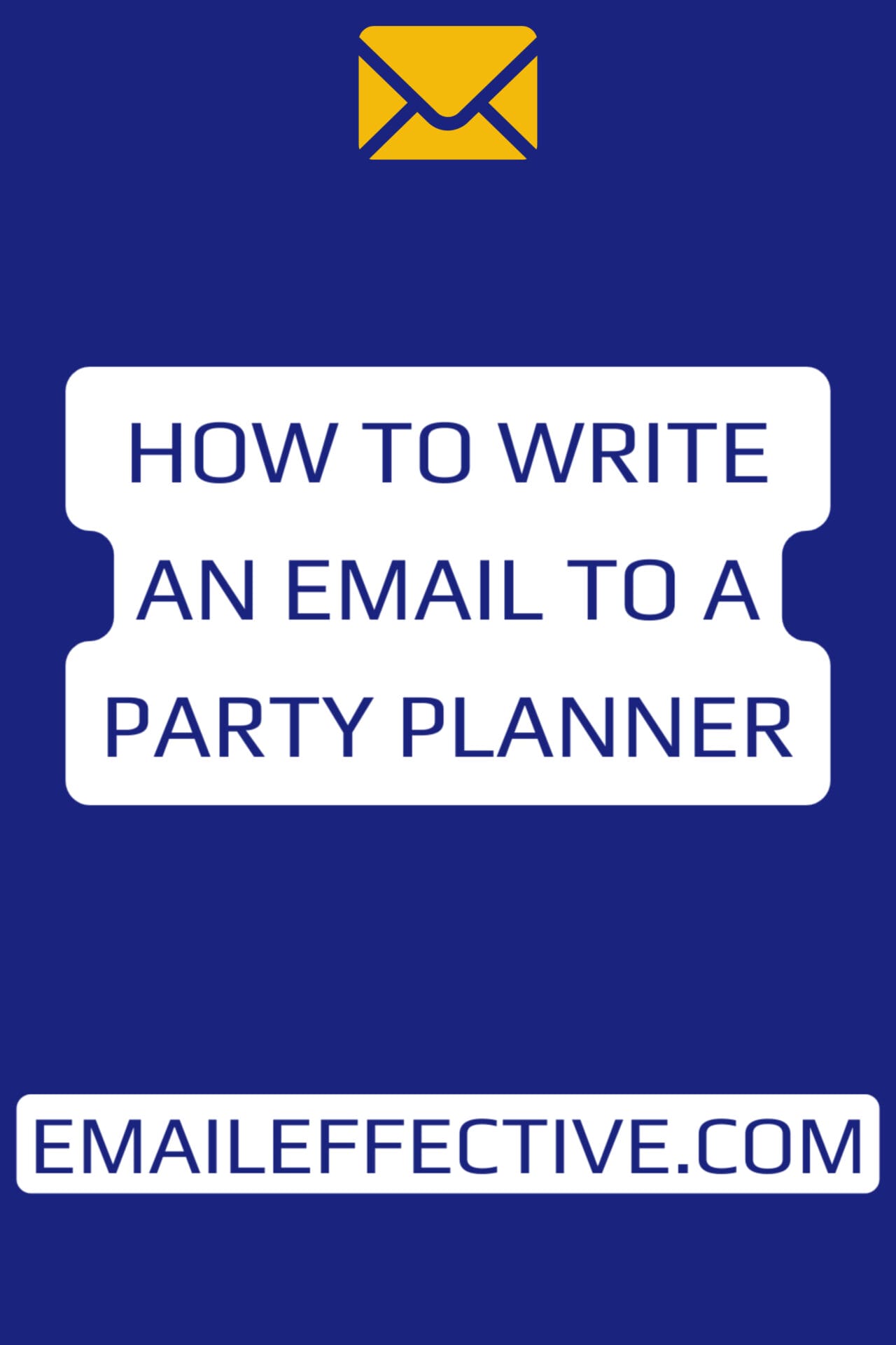 How to Write an Email to a Party Planner